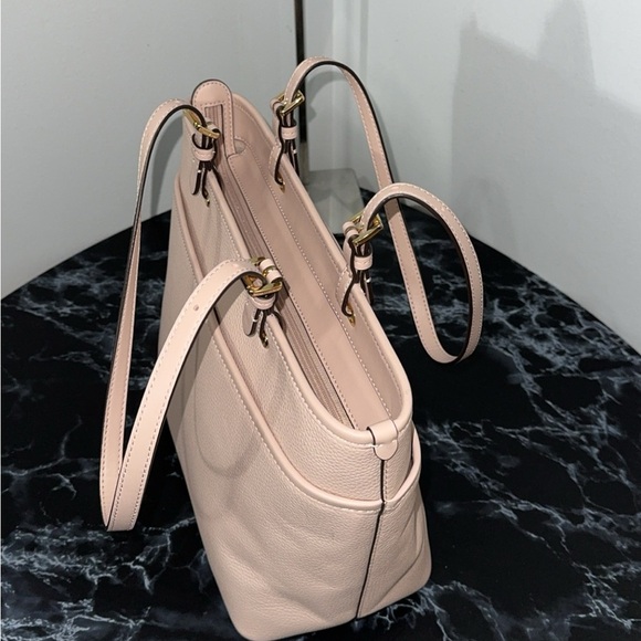 MICHAEL Michael Kors Handbag Winston Leather Zip Pocket Tote Soft Pink AUTHENTIC - Picture 6 of 12